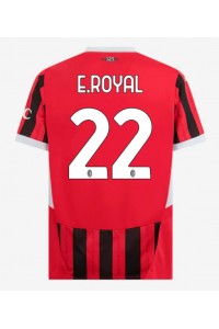 Fotbalové Dres AC Milan Emerson Royal #22 Domácí Oblečení 2024-25 Krátký Rukáv